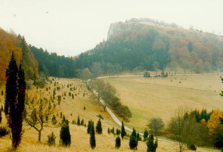 Lochenstein von Westen (19.11.1997 / WF)